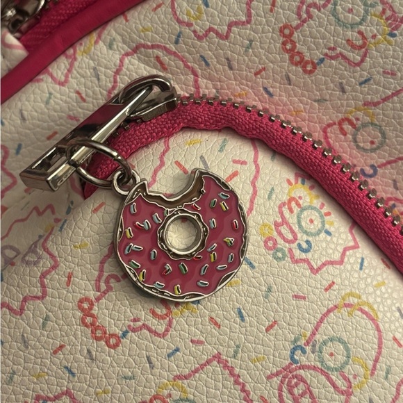 Universal Studios The Simpsons Donut Backpack – Pink Sprinkles NWOT - Picture 6 of 8